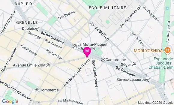 Localisation Mtre Magnin Nicolas