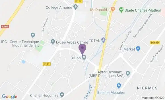 Localisation Mtre Lamour Philippe