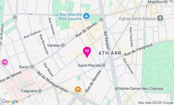 Localisation Mtre Bessis Philippe Rudyard