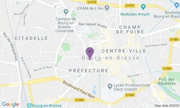 Localisation Mtre Robert Luc
