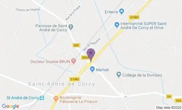 Localisation Mtre Rolland Michel