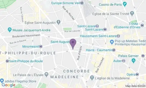 Localisation Mtre Gerard Laurence Marie