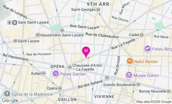 Localisation Mtre David Tess
