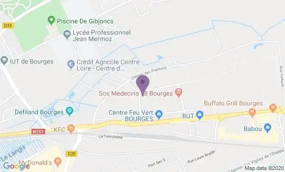 Localisation Mtre Chazat Rateau Marie Pierre