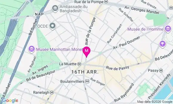 Localisation Mtre Anonin Xavier