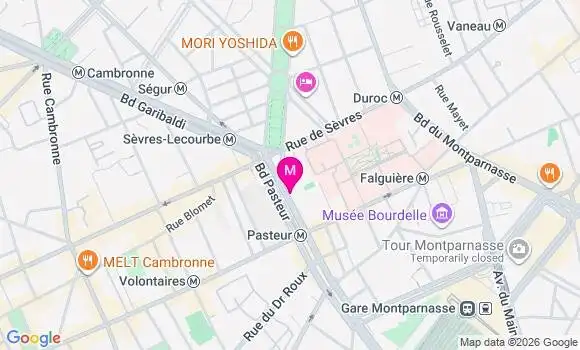 Localisation Mtre Favier Emma