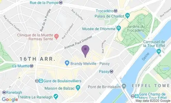 Localisation Mtre Ghelber Xavier