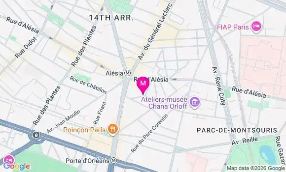 Localisation Mtre Godinho Anaïs