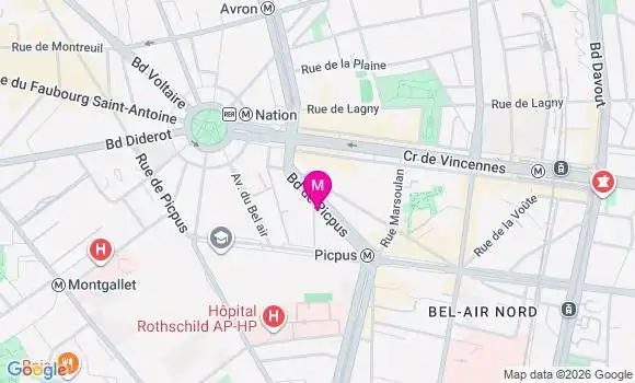 Localisation Mtre Farenc Laurence