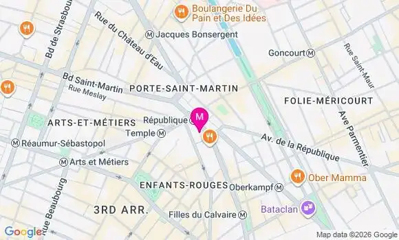Localisation Mtre Frapier Hermine