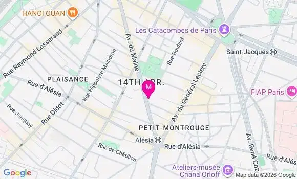 Localisation Mtre Nicolas Marie Agathe