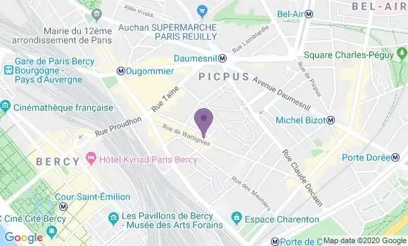 Localisation Mtre Chaussinand Michel