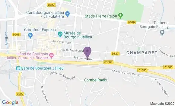 Localisation Mtre Ladoux Bernard
