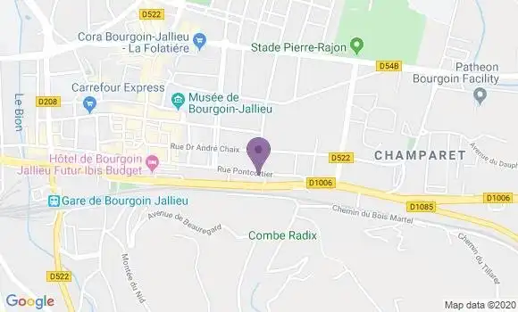 Localisation Mtre Ladoux Grove Ann