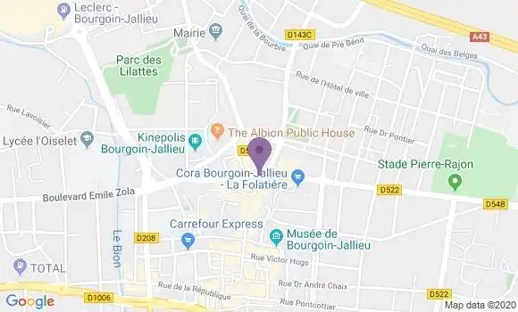 Localisation Mtre Milliet France