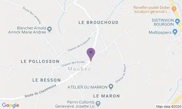 Localisation Mtre Monin Veyret Annie France
