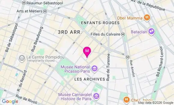 Localisation Mtre André Adeline