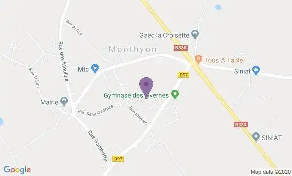 Localisation Mtre Gimenez Vincent