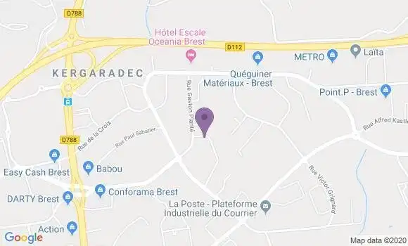 Localisation Mtre Audren Bertrand