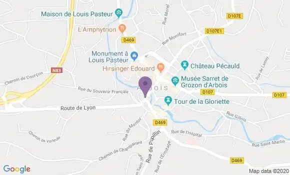 Localisation Crédit Mutuel Agence d