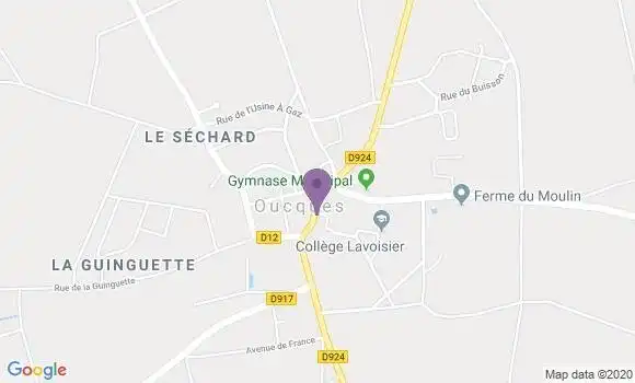 Localisation Crédit Mutuel Agence d
