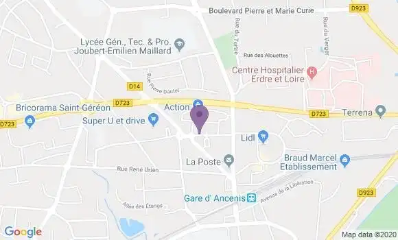 Localisation Crédit Mutuel Agence d