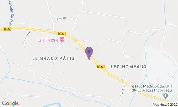Localisation Crédit Mutuel Agence de Varades