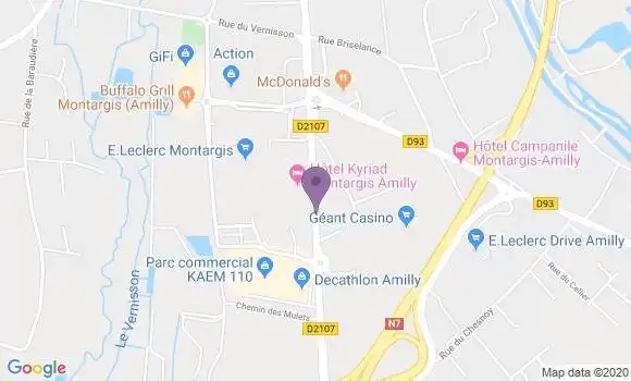 Localisation Crédit Mutuel Agence d