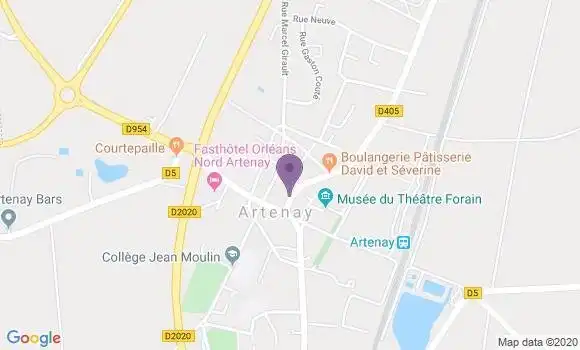 Localisation Crédit Mutuel Agence d
