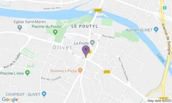 Localisation Crédit Mutuel Agence d