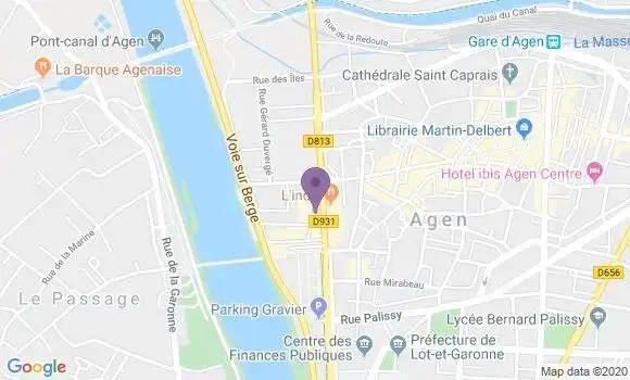 Localisation Crédit Mutuel Agence d