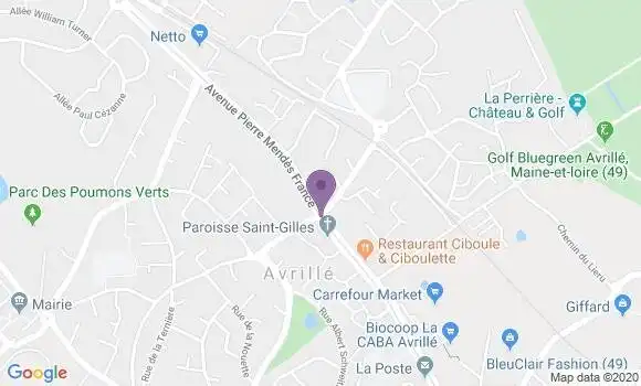Localisation Crédit Mutuel Agence d