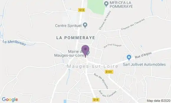 Localisation Crédit Mutuel Agence de La Pommeraye
