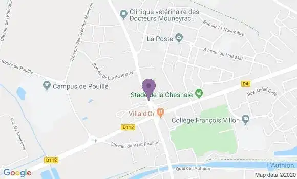 Localisation Crédit Mutuel Agence de Les Ponts de Cé