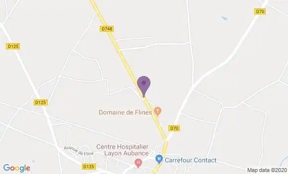 Localisation Crédit Mutuel Agence de Martigne Briand