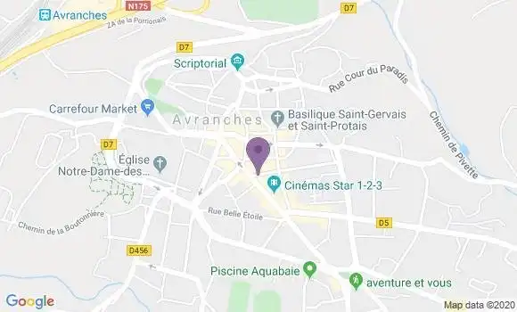 Localisation Crédit Mutuel Agence d