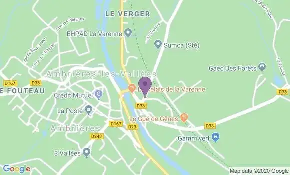 Localisation Crédit Mutuel Agence d