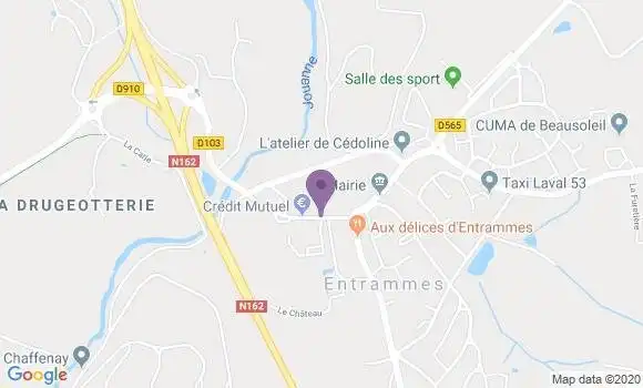 Localisation Crédit Mutuel Agence d
