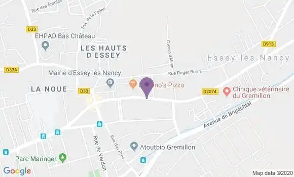 Localisation Crédit Mutuel Agence d