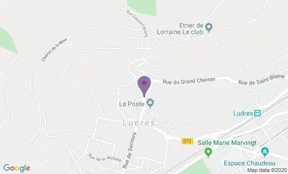 Localisation Crédit Mutuel Agence de Ludres