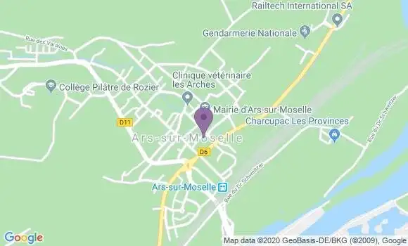 Localisation Crédit Mutuel Agence d