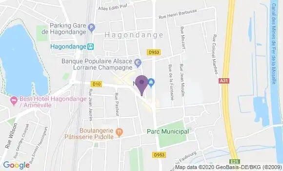 Localisation Crédit Mutuel Agence d