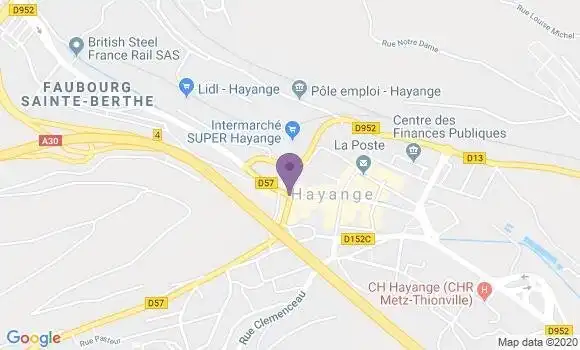 Localisation Crédit Mutuel Agence d
