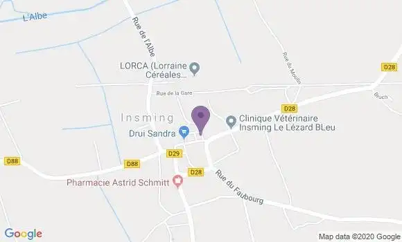 Localisation Crédit Mutuel Agence d