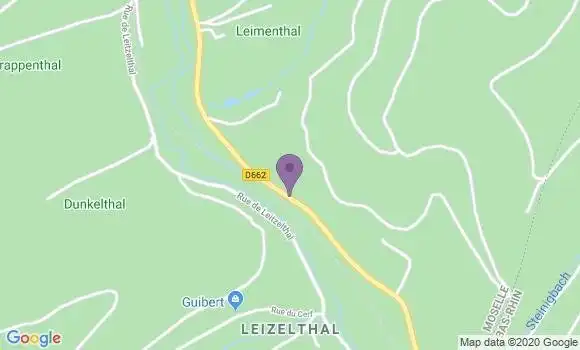 Localisation Crédit Mutuel Agence de Montbronn