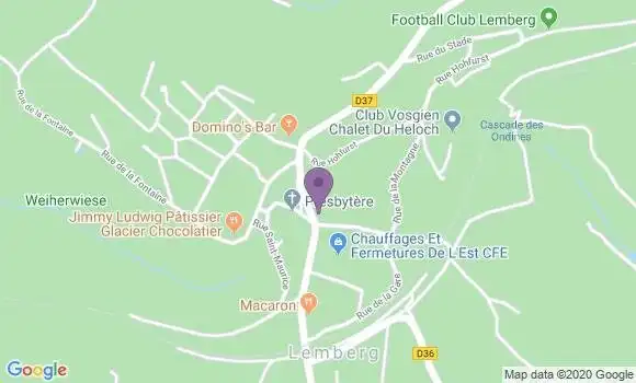 Localisation Crédit Mutuel Agence de Soucht