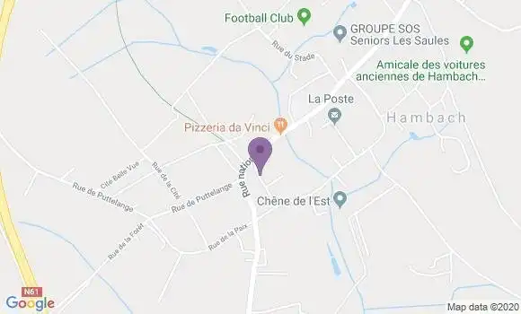 Localisation Crédit Mutuel Agence de Willerwald