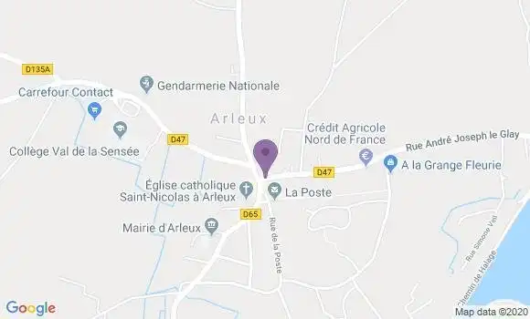 Localisation Crédit Mutuel Agence d