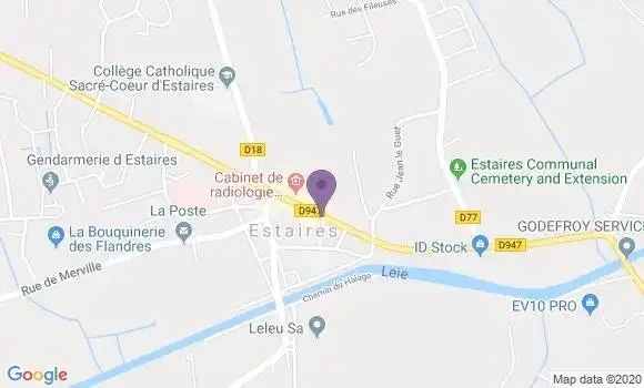 Localisation Crédit Mutuel Agence d