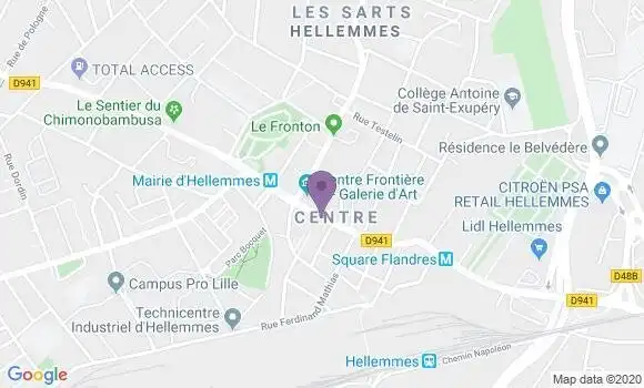 Localisation Crédit Mutuel Agence d
